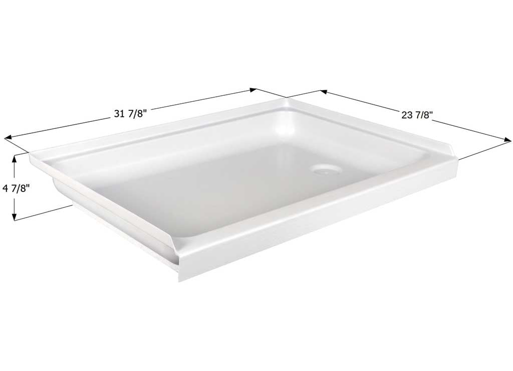 Shower Pan  SP2432RH-PW  Rh Drain