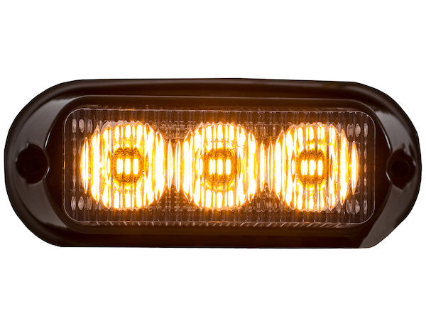 Light Strobe 3-7/8in 3 Led Amber