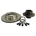 FRNT HUB & ROTOR ASSY