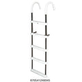 5-Step Gunwale Hook Ladder 7" Aluminum
