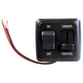 Dimmer On/Off  LED  Black