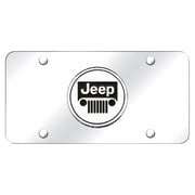 Jeep Logo Chr/Chr Plate