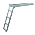 4 Step Under Deck Pontoon Ladder Flat Front