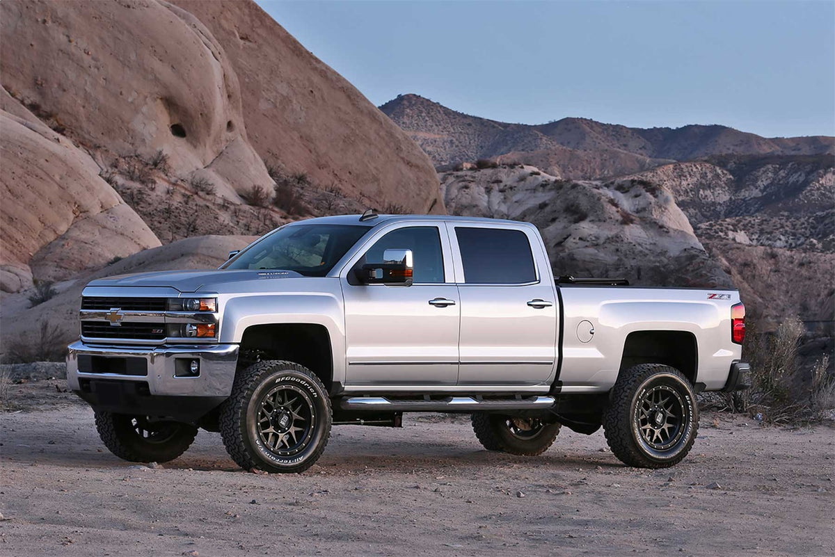 Fabtech Suspension Lift Kit – Fabtechâs 4" Performance systems utilize their proven heavy duty construction and design features for a robust suspension upgrade. (PN K1123M)