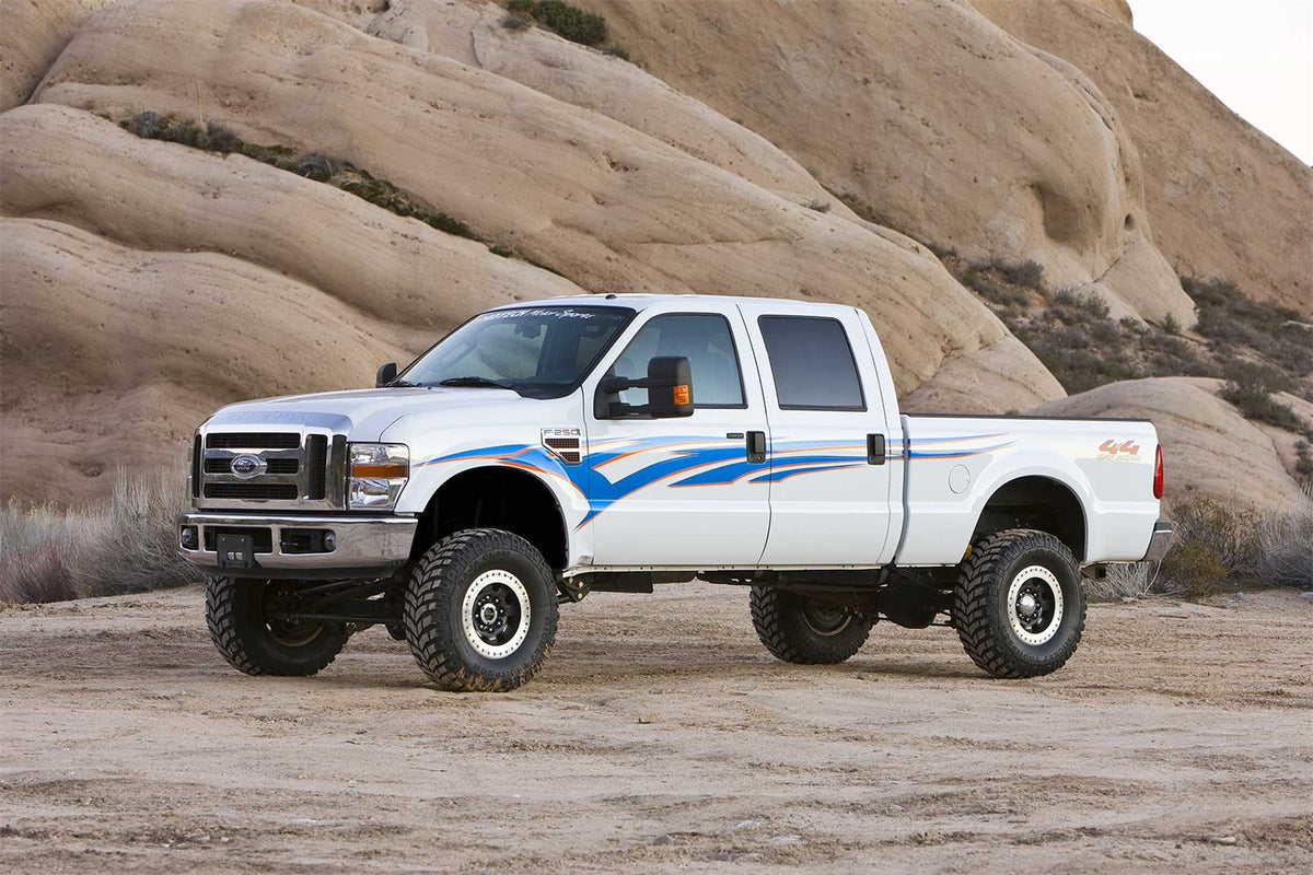 Fabtech Suspension Lift Kit – w/DLSS Shocks, 8 in. Lift, w/Factory Overload (PN K2143DL)