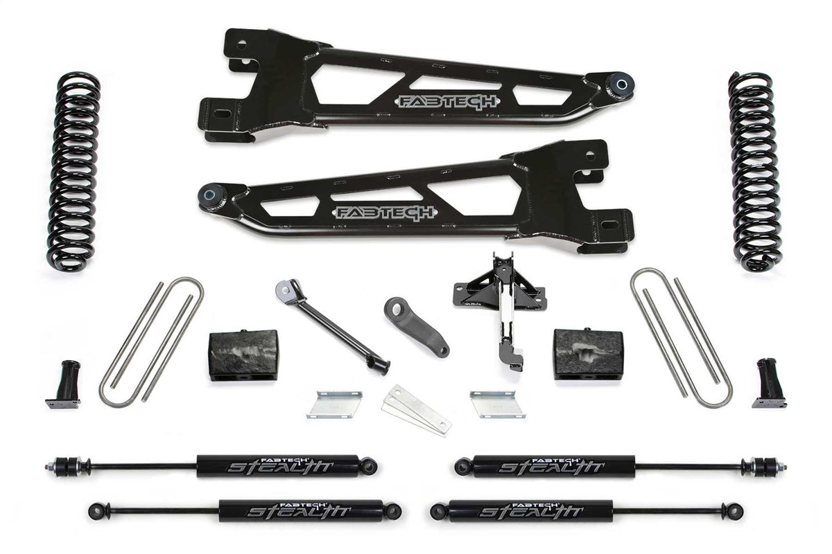 Fabtech Suspension Lift Kit – 4 In. Lift, Incl. Stealth Shocks (PN K2253M)