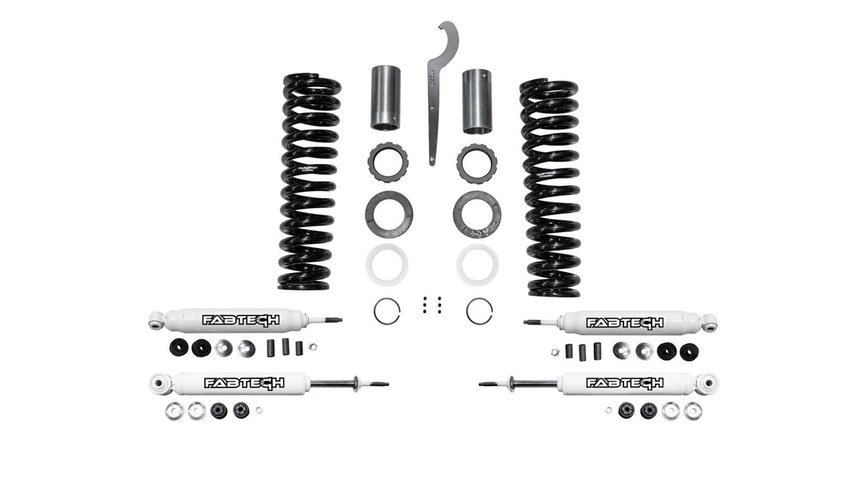 Fabtech Suspension Lift Kit – w/Performance Shocks, Adjustable, 0-2.5 in. Lift (PN K7012)