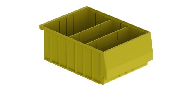 10' W Plastic Bin