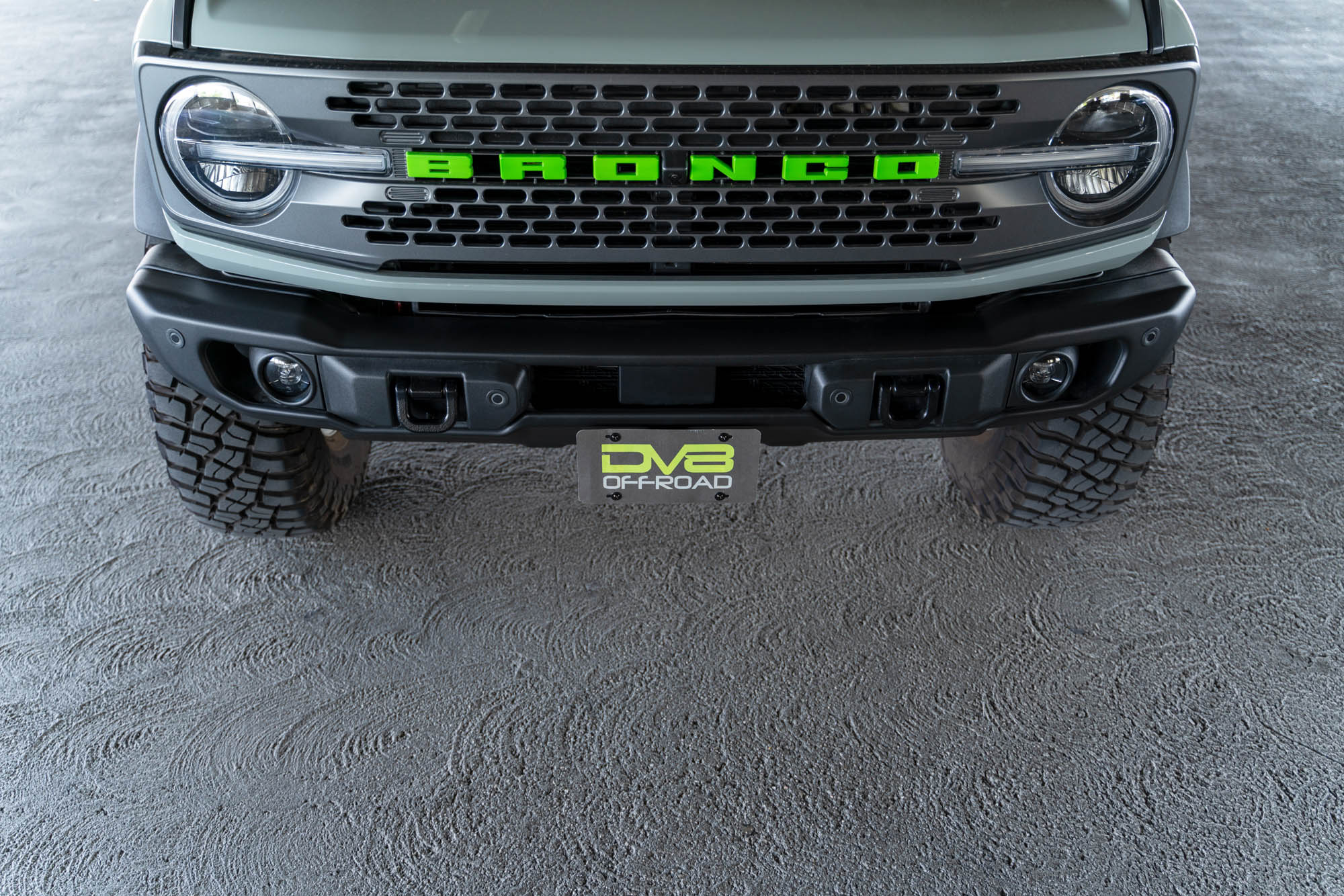 Ford Bronco Capable Bumper Front License Plate Mount