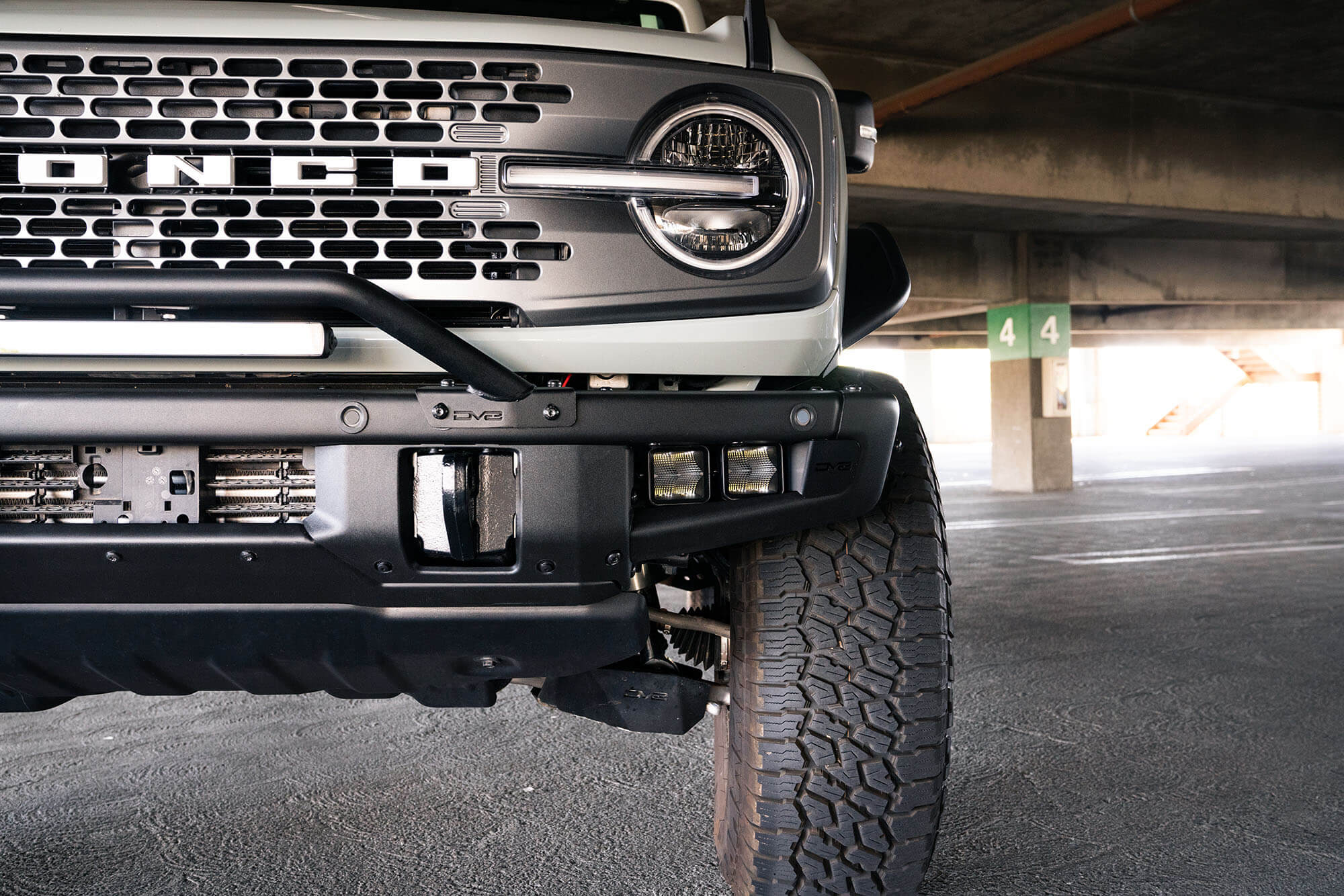 Ford Bronco Factory Bumper Pocket Light Mount