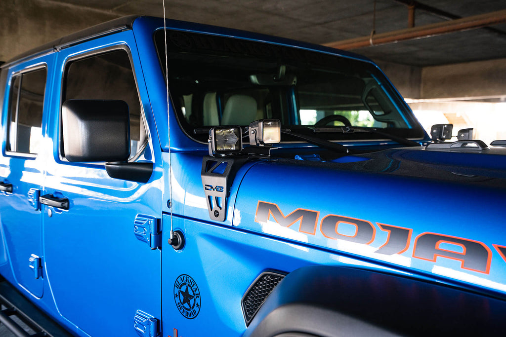 Jeep JL 392 & Jeep JT Mojave Edition Dual Pod Light Mounts