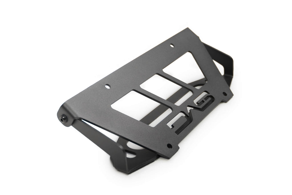 Fairlead Mounted Flip-Up License Plate Bracket
