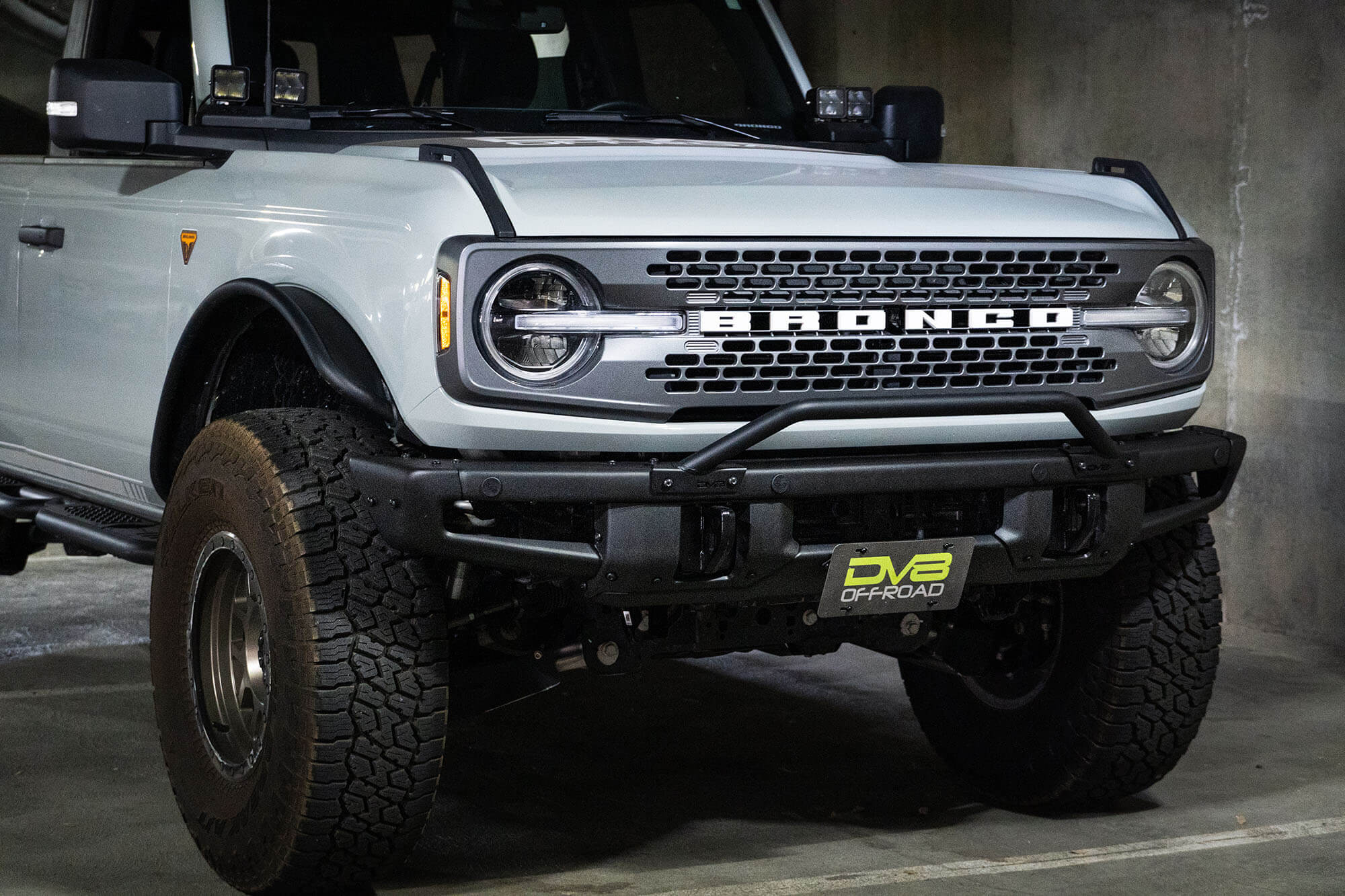 Ford Bronco Factory Front Bumper License Relocation Bracket Front