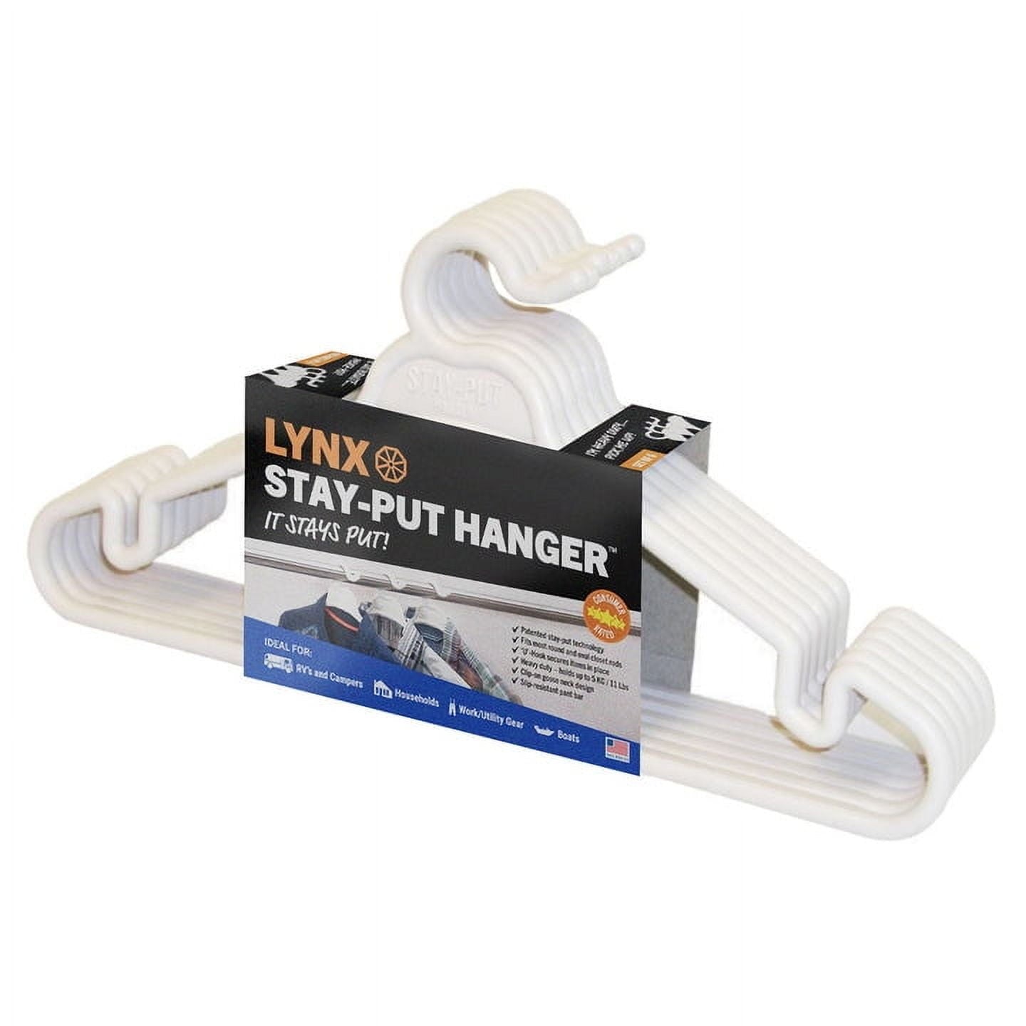 Lynx Stay-Put Hanger PK6