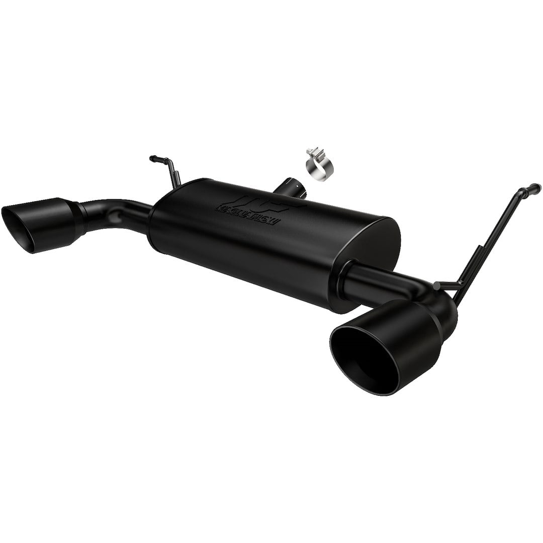 Axle Back 07-11 Wrangler 3.8 Blk