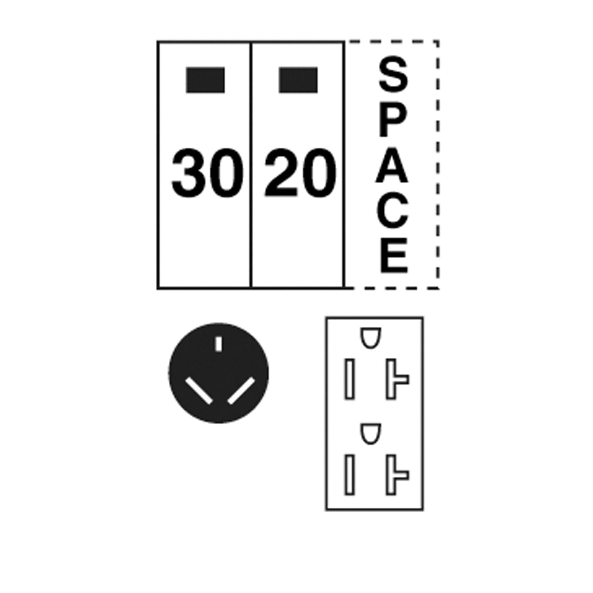 RV Power Outlet 120/240V  20A Gfci