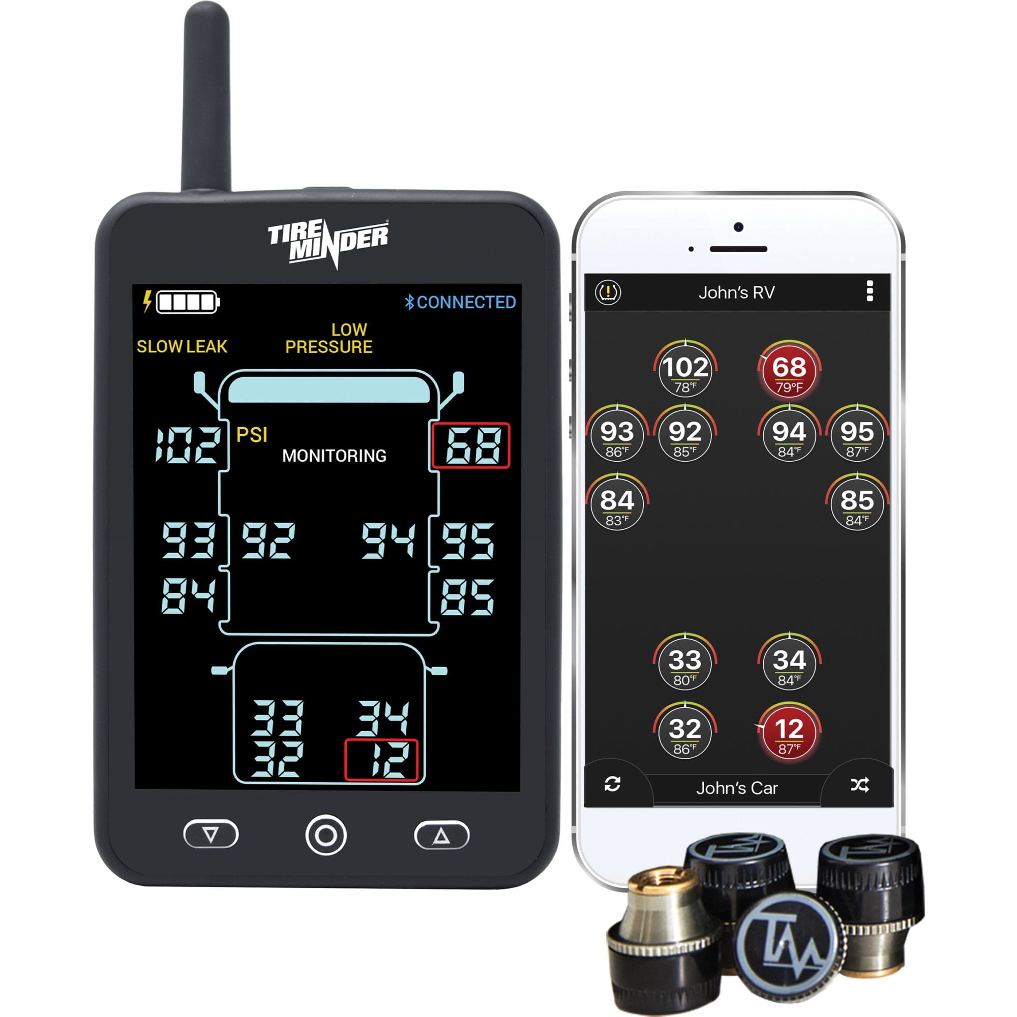 Tireminder A1AS with 4 Transmitters