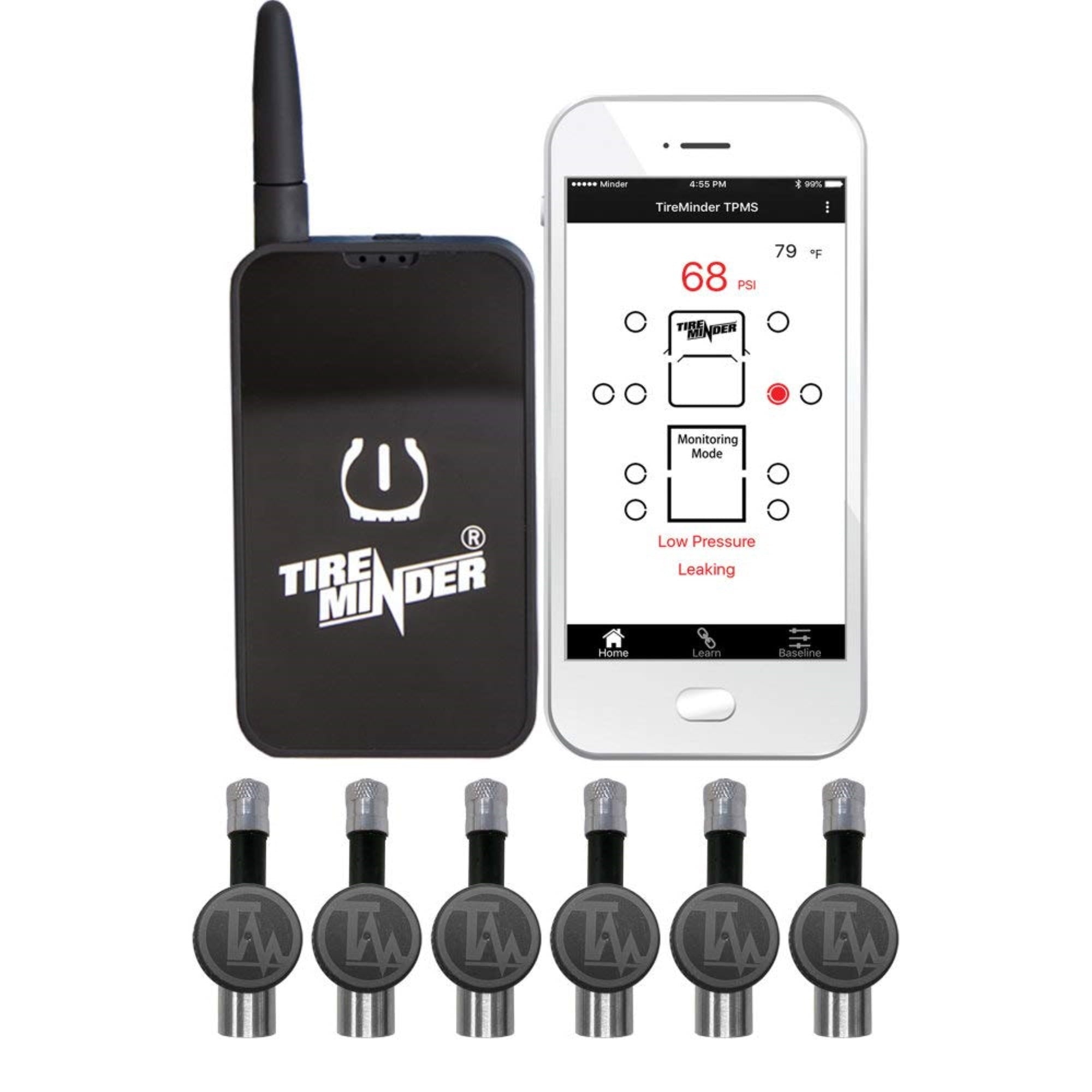 Tireminder Smart TPMS with 6 Flow T