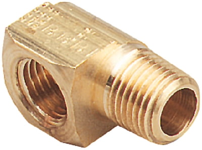 Moeller Fuel Hose Brass Elbow 3/8" NPT Male/Female Brass