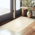 Solid Cream 3X5 Washable Rug