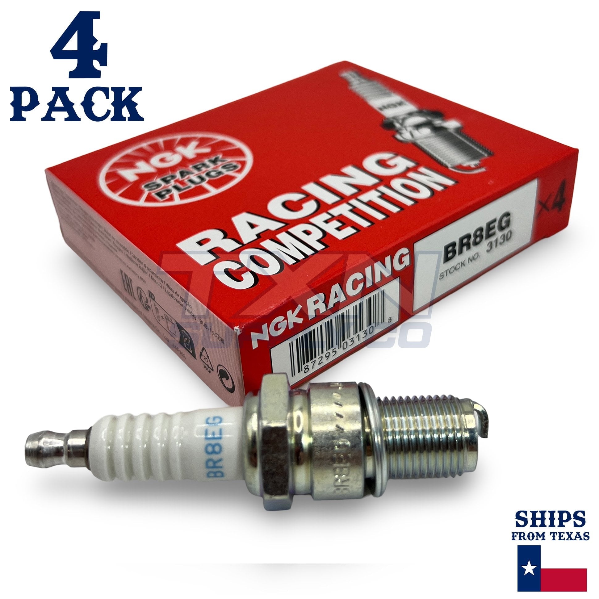 BR8EG Plugs 4/BOX
