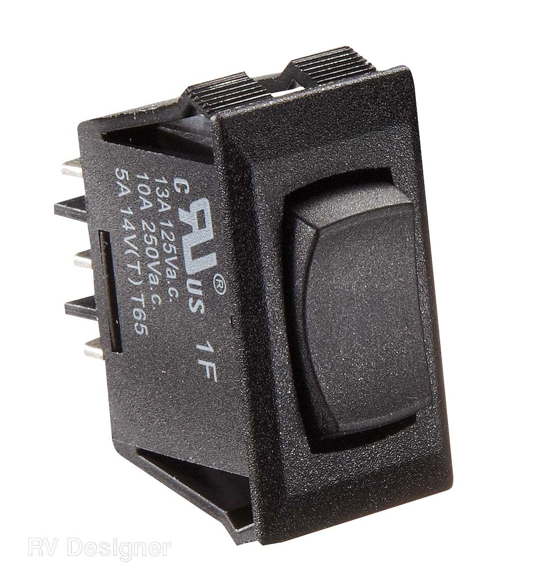 10A Mom/On/Off/On Switch