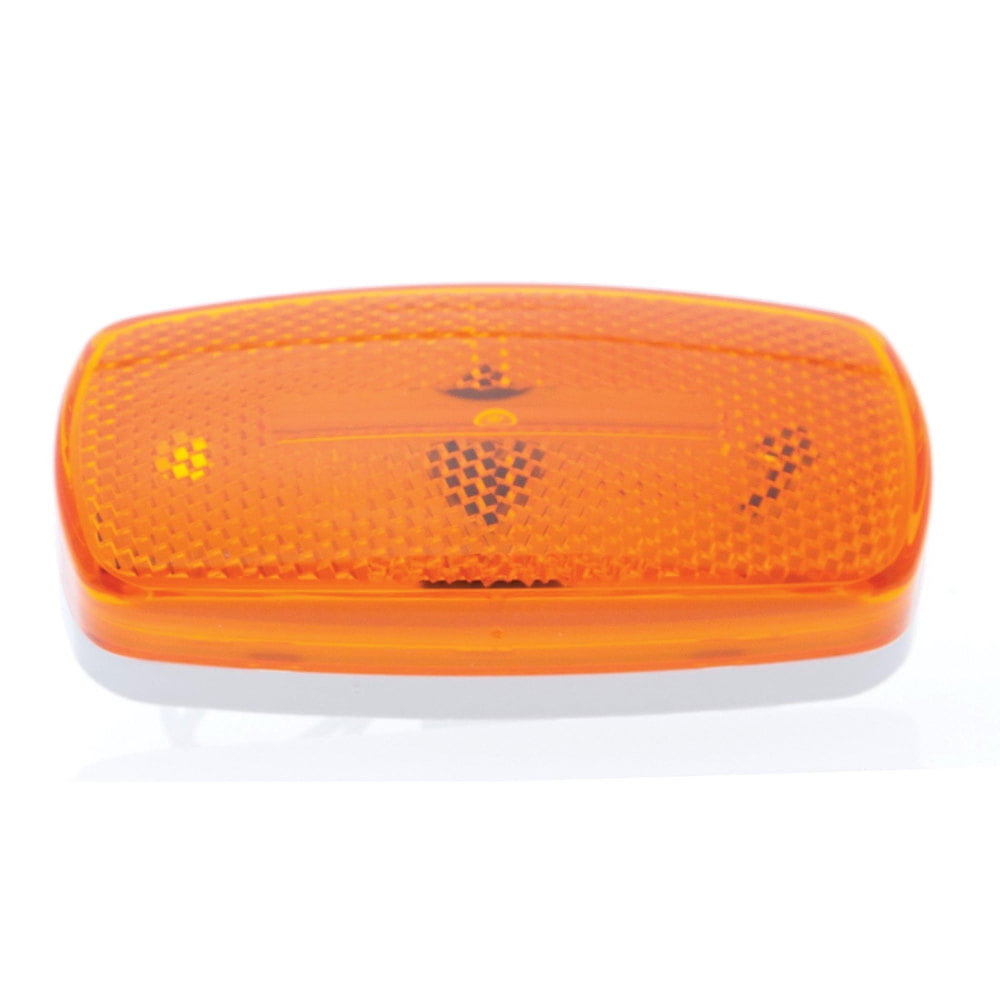 M/C; Oval;wht Base; Amb