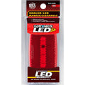 LED M/C;oval;wht; Red