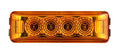 4 LED Miroflex Thin Line;amber;poly