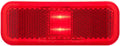 LED MARK;RECT;2 DIODE;2WIRE;RED;PLY