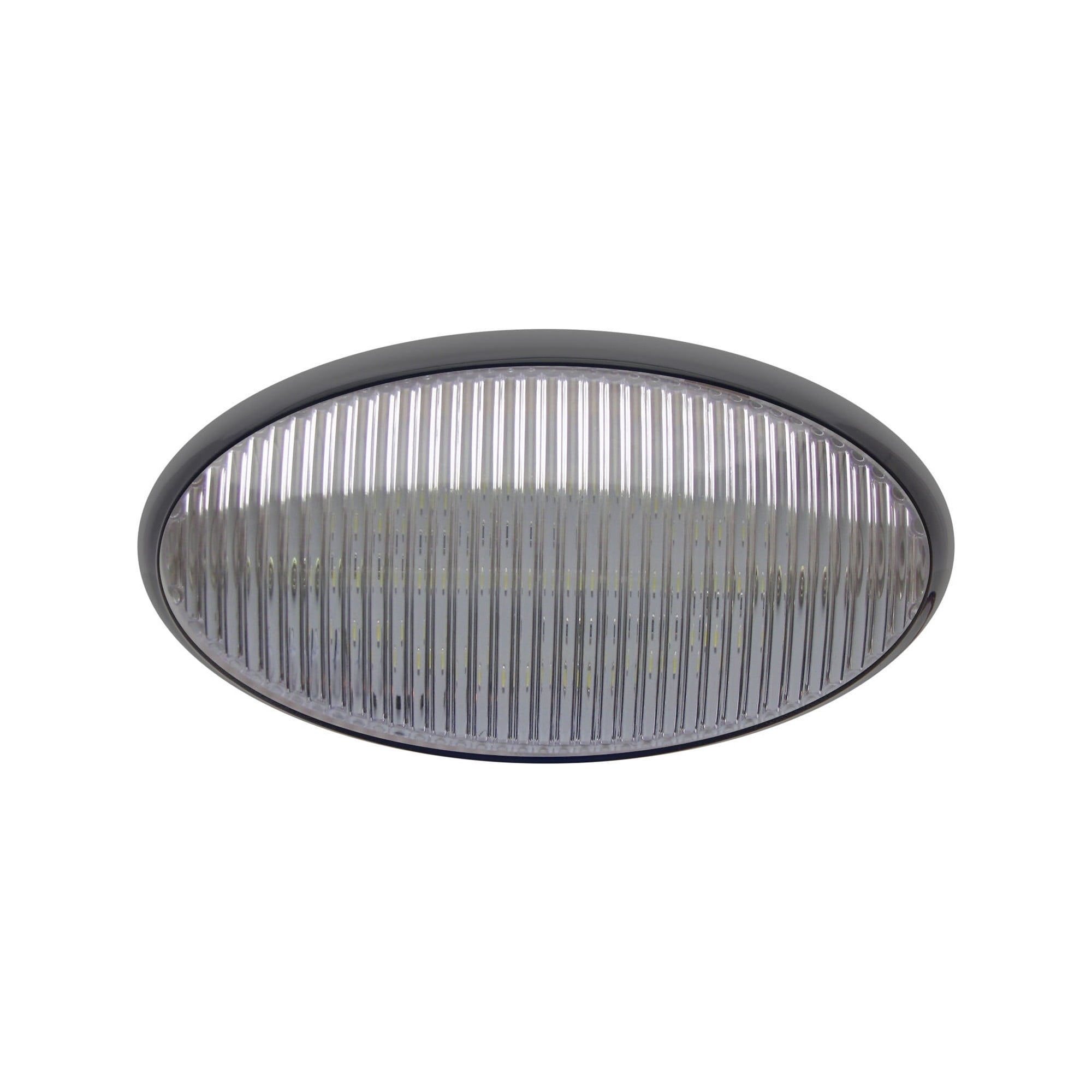 LED Porch;oval;black:clear