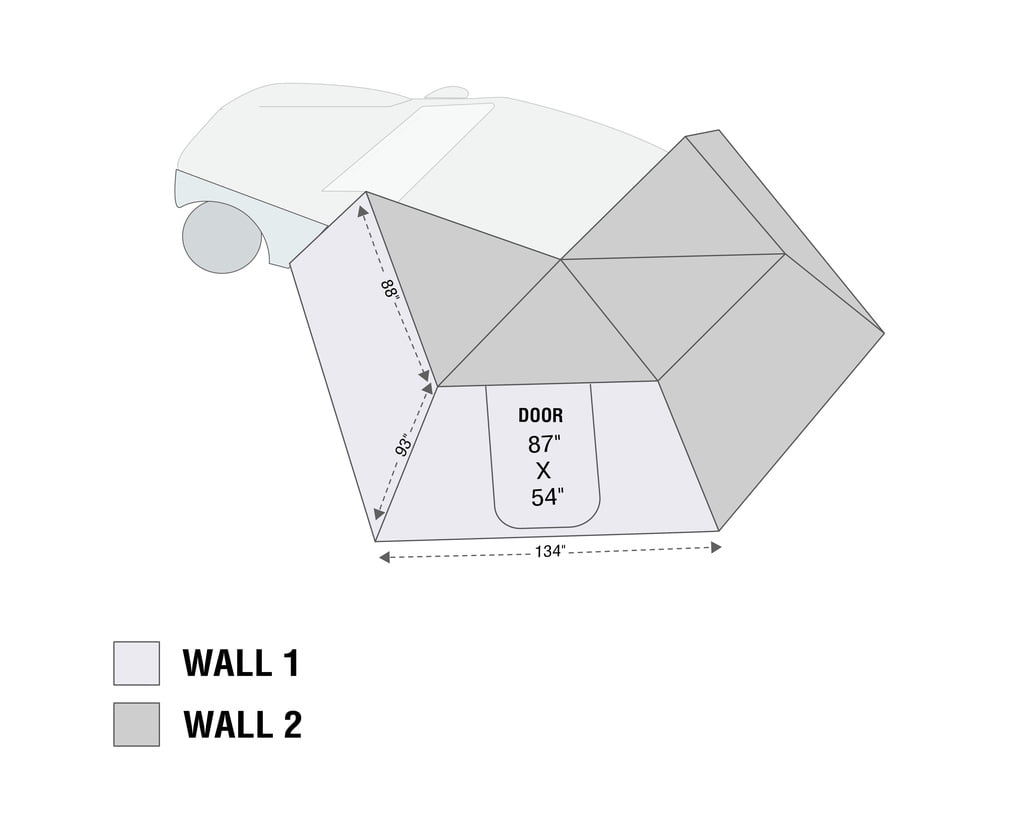 Nomadic 270 LT Awning Wall 1 Driver