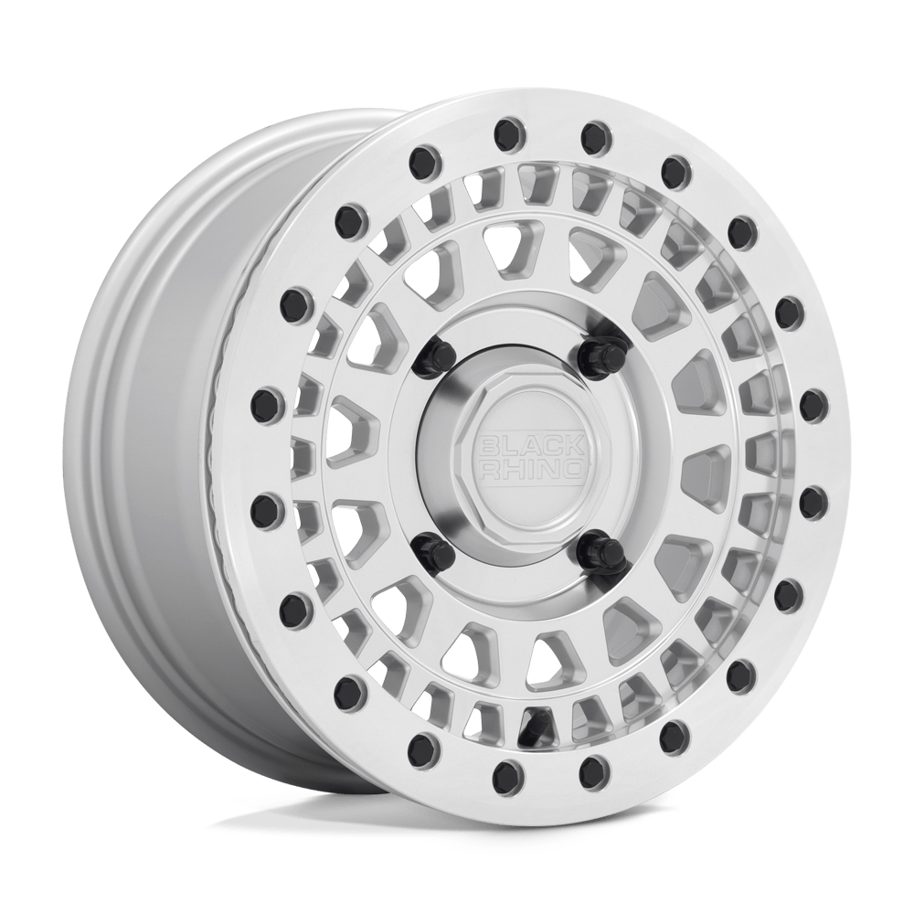 Black Rhino Hard Alloys - UTV PARKER UTV BL 14X7 4X110 +36 80 SLV MIR