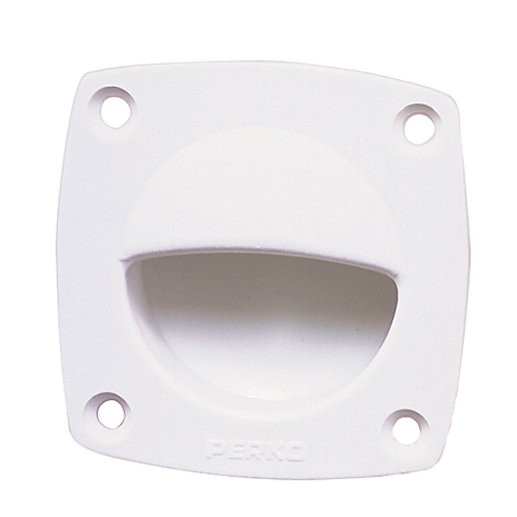 White Plastic Flush Pull