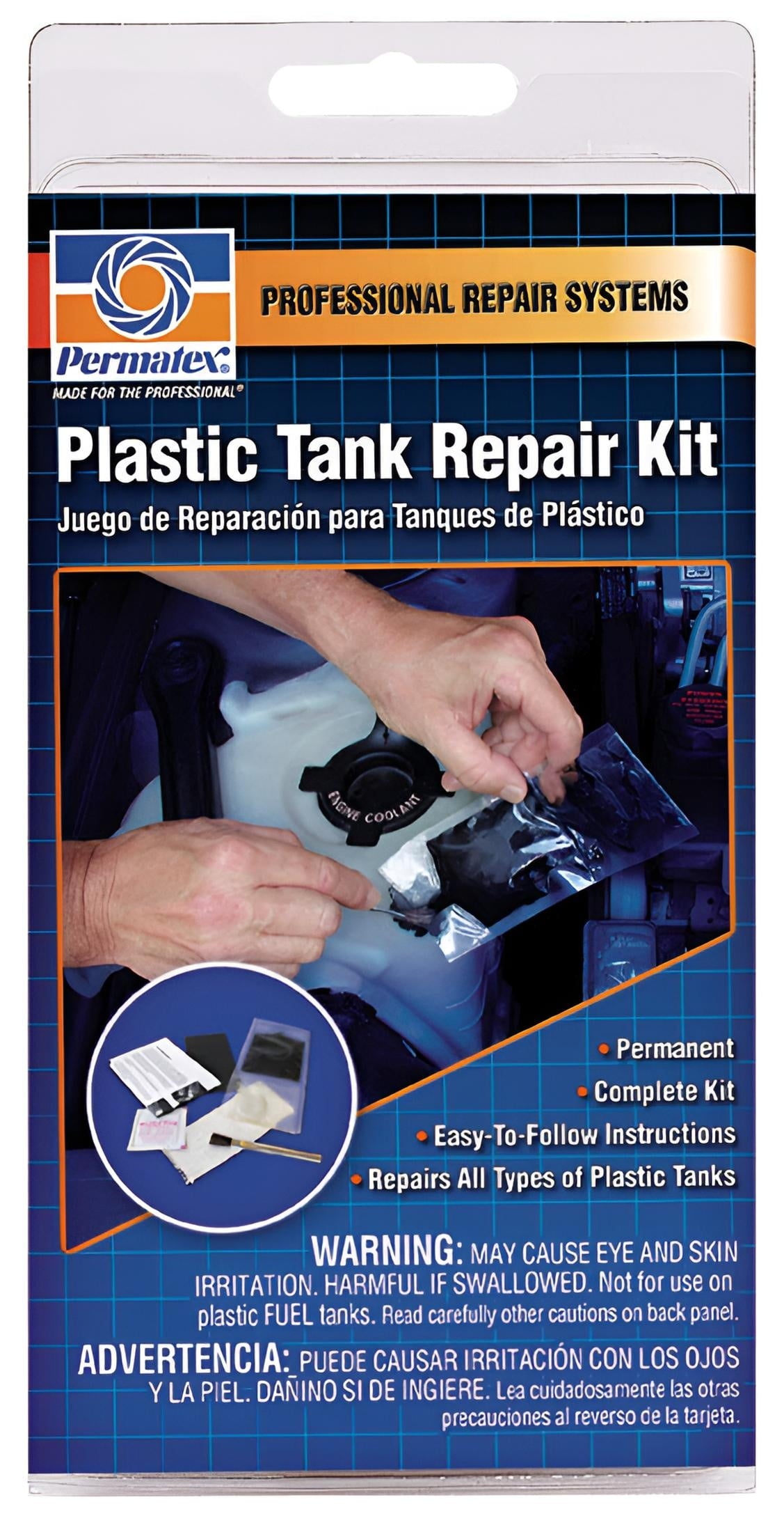 Permatex 09100 Plastic Tank Repair Kit