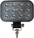 LED Work Lgt Sqr Ped Mnt W/Amp Hsg