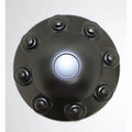 Black Hub Cover ABS Front 19.5 in 8