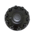 Black Hub Cover Kit ABS Blk Front 1