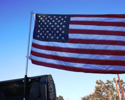 Toyota Tundra & Tacoma Bed Rail Flag Holder