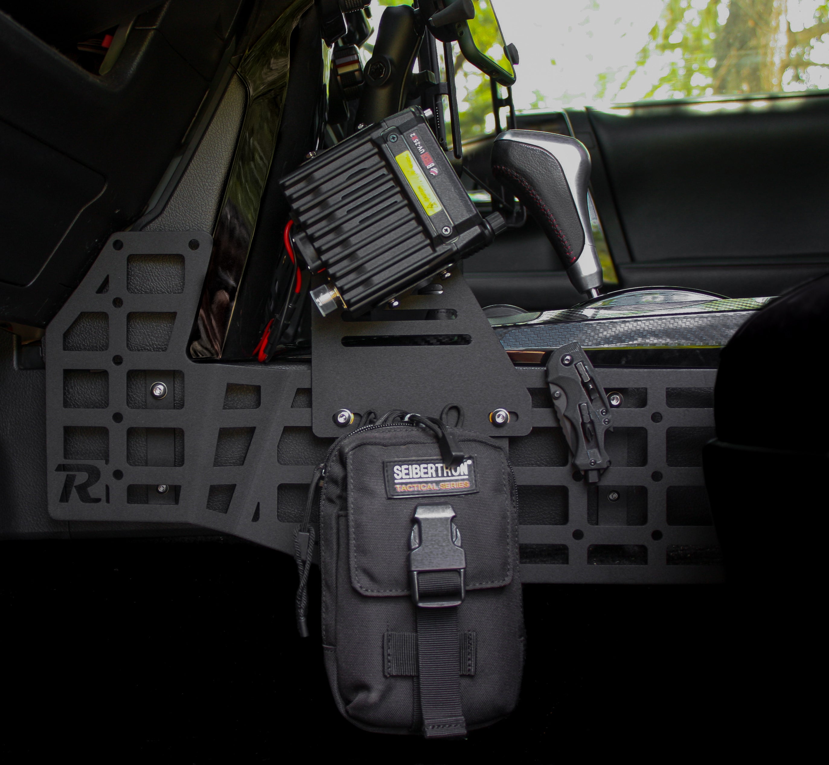 2010-2023 5th Gen Toyota 4Runner Center Console Molle Storage Panel