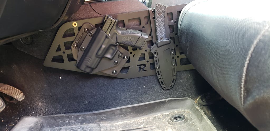 2014-2021 3rd Gen Tundra Center Console Molle Storage Panel Organizer