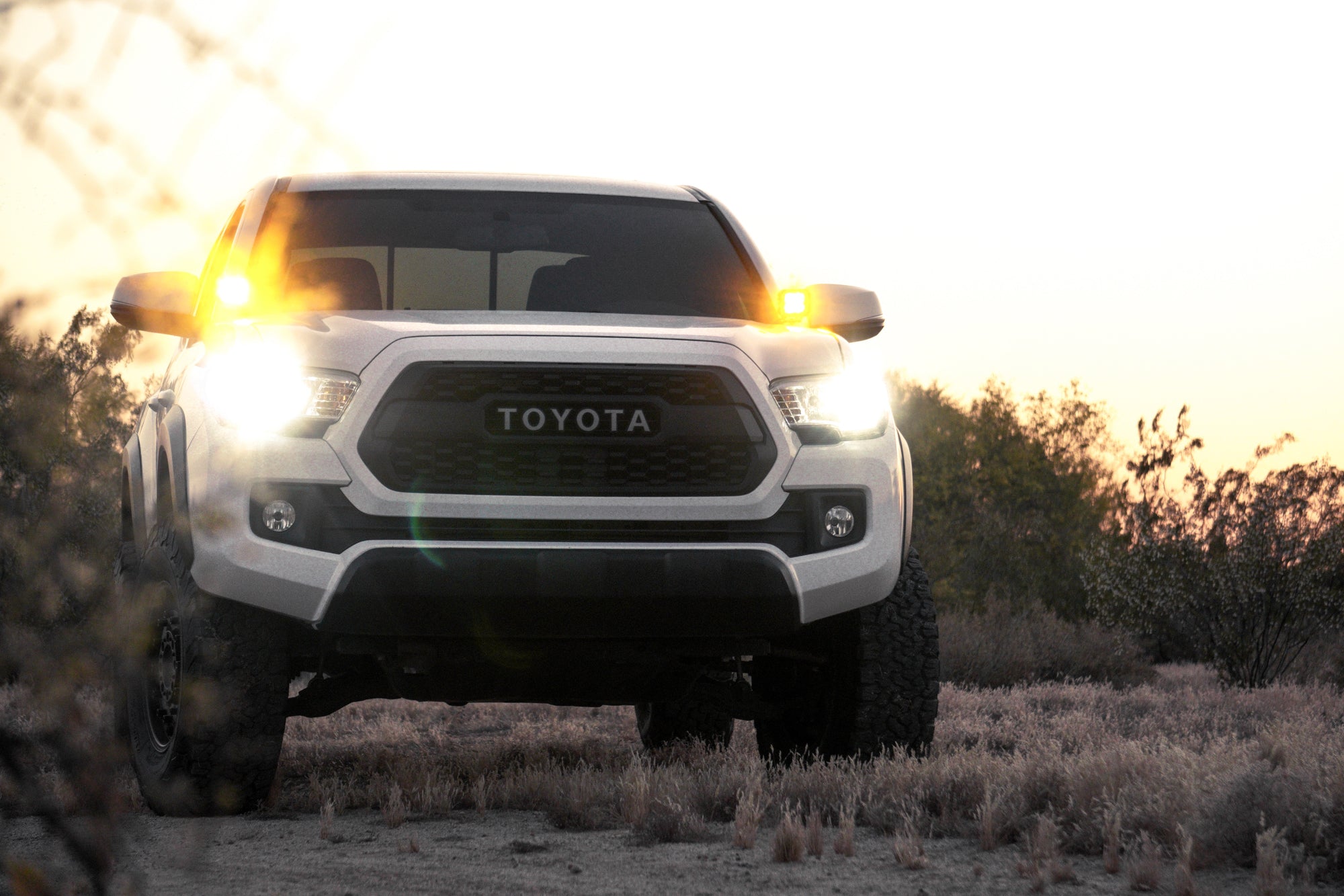 2016-2023 3rd Gen Toyota Tacoma Low Pro Ditch Light Brackets