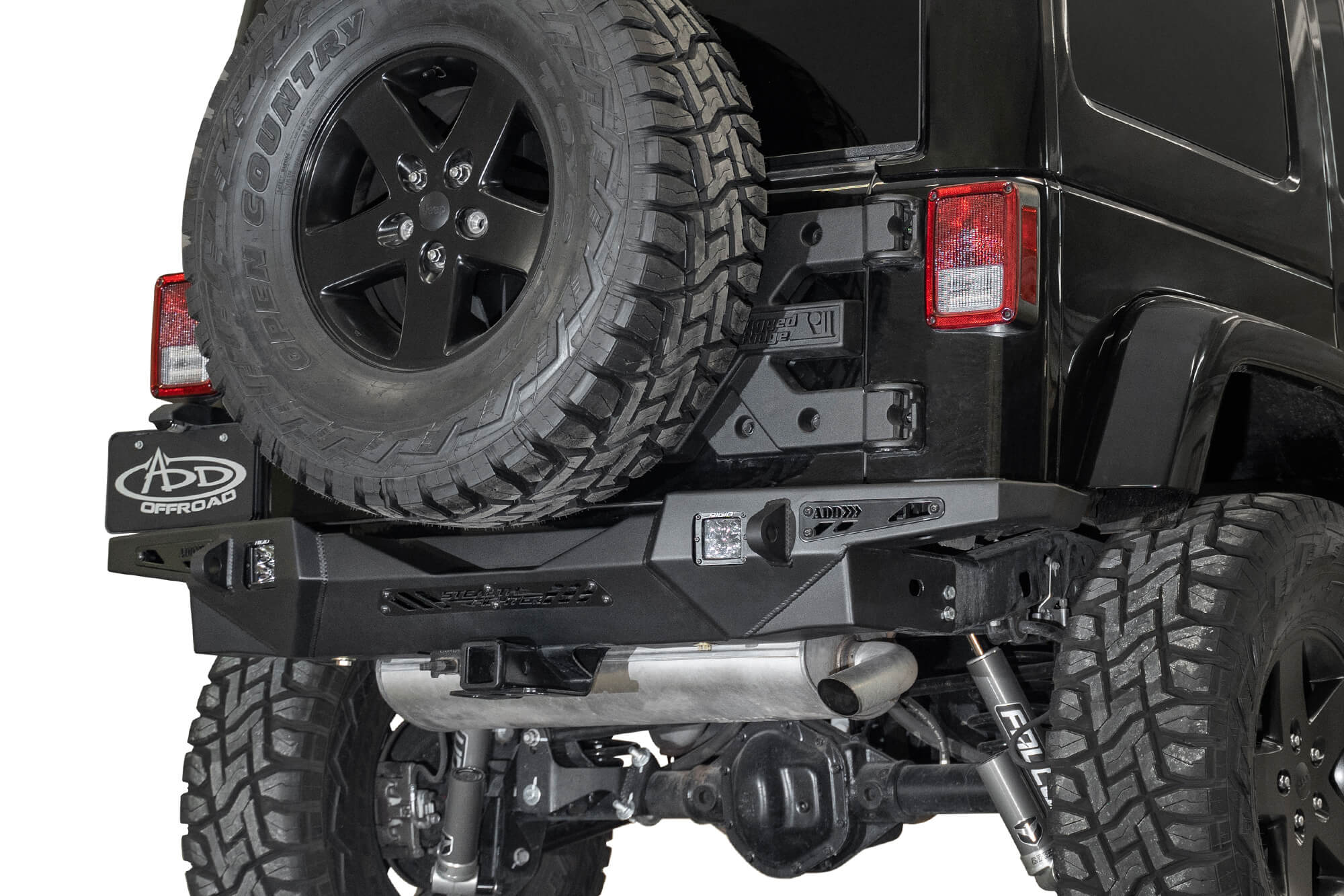 2007 - 2018 Jeep Wrangler JK Stealth Fighter Rear Bumper