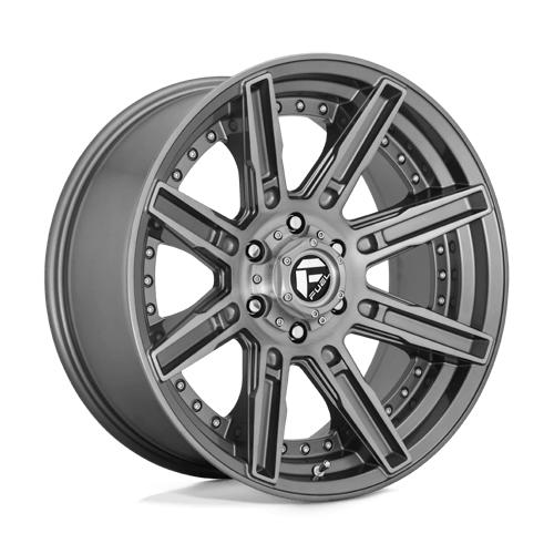 Fuel 1PC Rogue Pltnm 20X10 5X5.0 71.5 Glrt -18