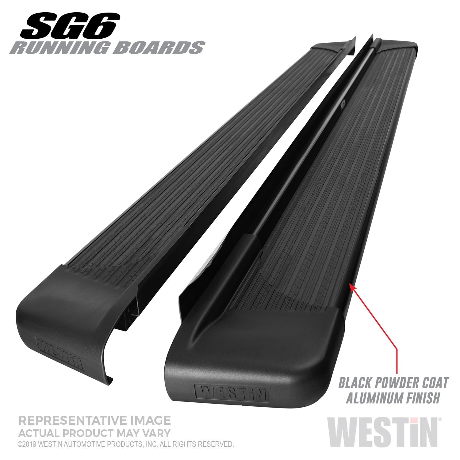SG6 Blk Alum Rb 74.25 in. Blk