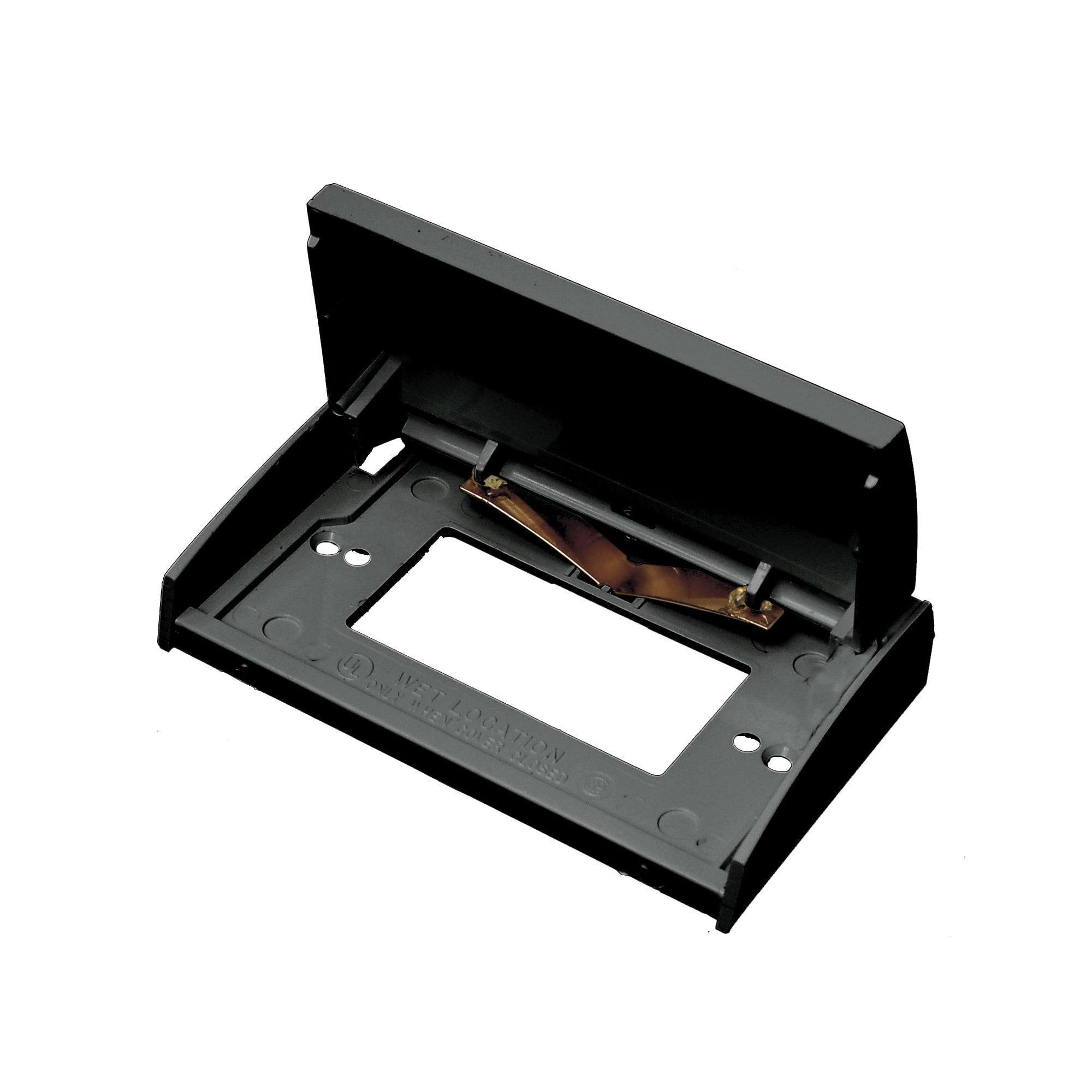 Black Weatherproof Gfci Outlet Cove
