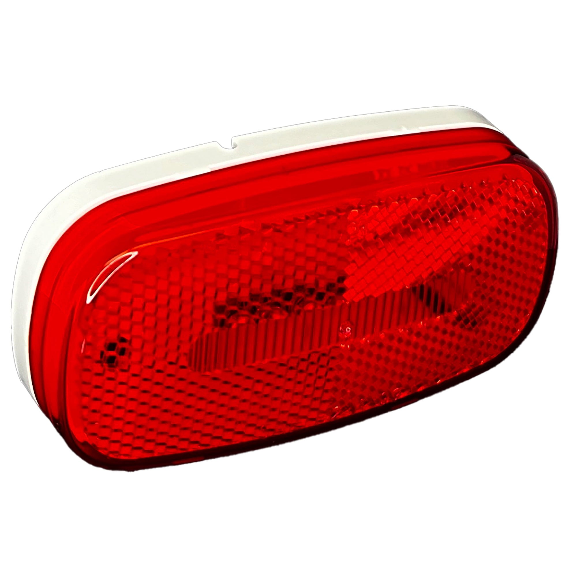 Red Oblong Reflex LED Marker Light