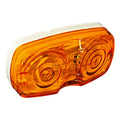 Amber Double Bulls-Eye LED Marker L