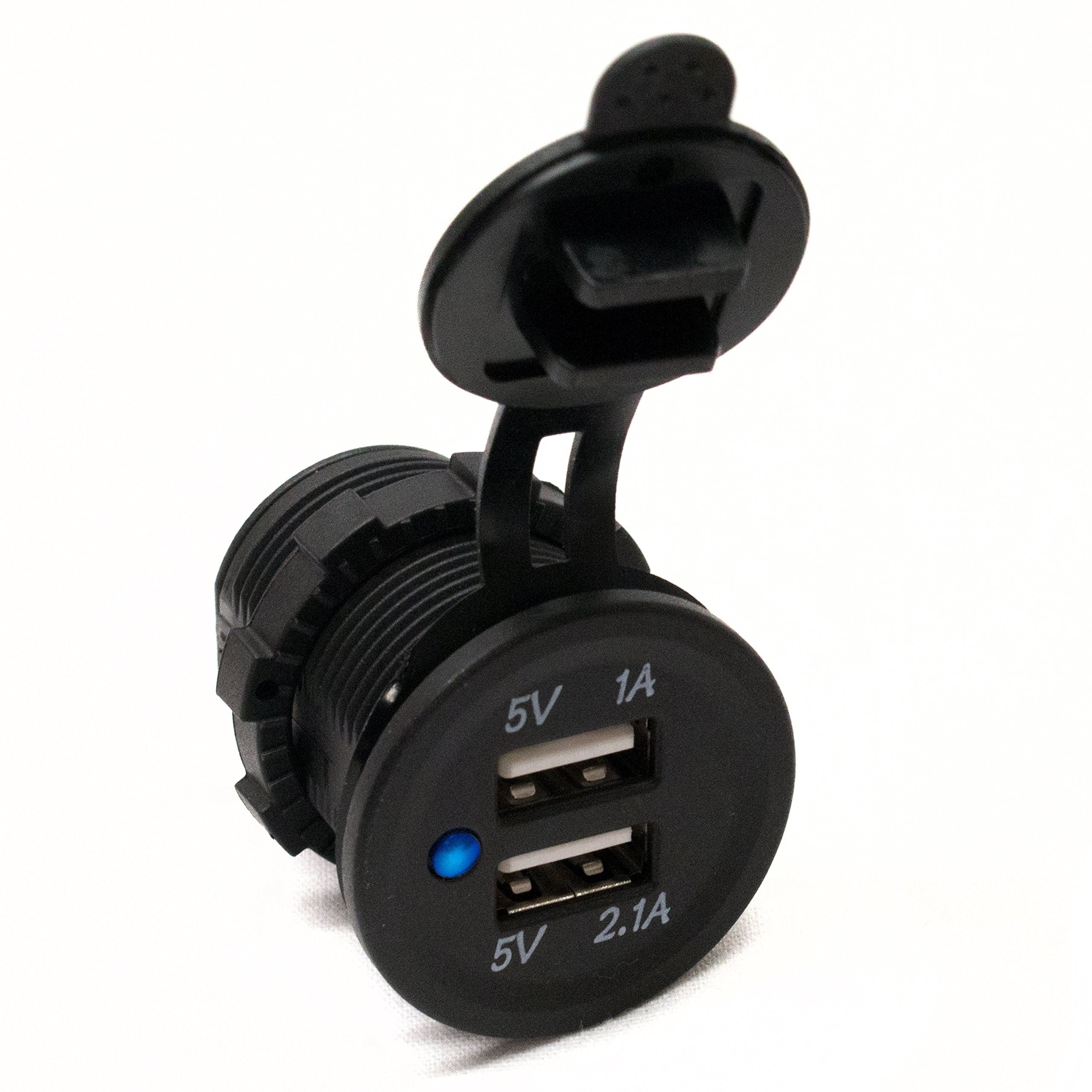 Socket Sized Dual Port USB 3.1AMP W