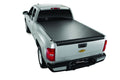 TrailFX Tonneau Cover - Soft Roll-Up Velcro (R) Lockable With Tailgate Lock Black Vinyl With Aluminum Rails